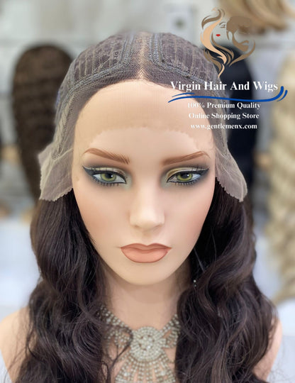 T-Part Front Lace Joan - Polina Heat Friendly Synthetic Lace Wig (F5/6A)