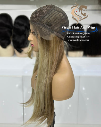 T-Part Front Lace Catherine - Susie Heat Friendly Synthetic Lace Wig (MYSNT8/12Q/14R/22D)