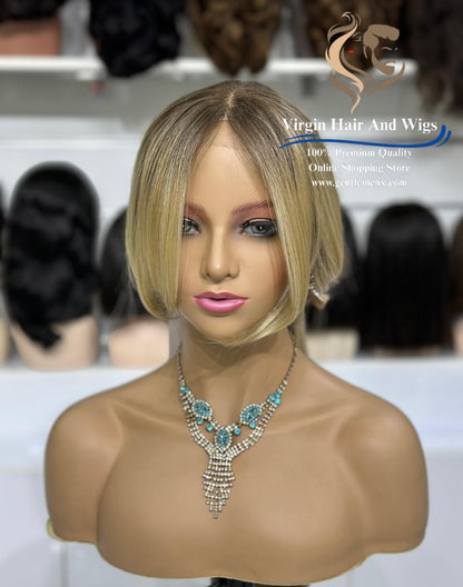 T-Part Front Lace Catherine - Susie Heat Friendly Synthetic Lace Wig (MYSNT8/12Q/14R/22D)