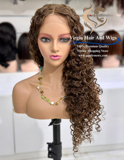T-Part Front Lace Abegail - Shirley Heat Friendly Synthetic Lace Wig (C6)