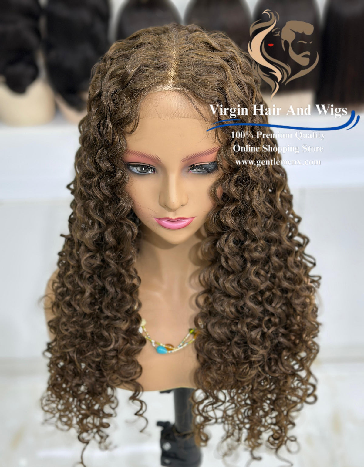 T-Part Front Lace Abegail - Shirley Heat Friendly Synthetic Lace Wig (C6)