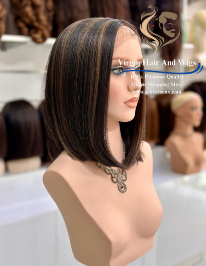 T-Part Front Lace Patience - Momo Heat Friendly Synthetic Lace Wig (F4/27)