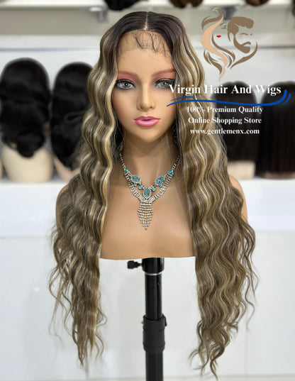 T-Part Front Lace Charity - Bonnie Heat Friendly Synthetic Lace Wig (NTSN4/UN9/12R)