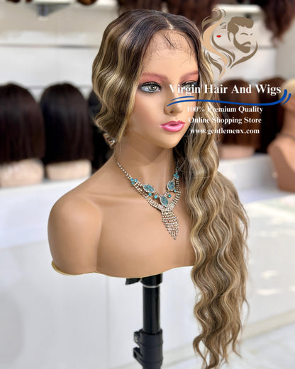 T-Part Front Lace Charity - Bonnie Heat Friendly Synthetic Lace Wig (NTSN4/UN9/12R)