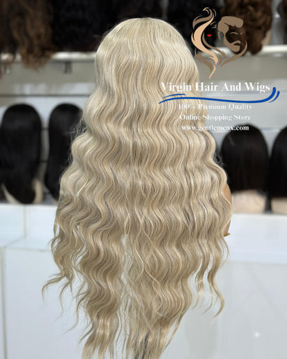 T-Part Front Lace Charity - Bonnie Heat Friendly Synthetic Lace Wig (Apric)