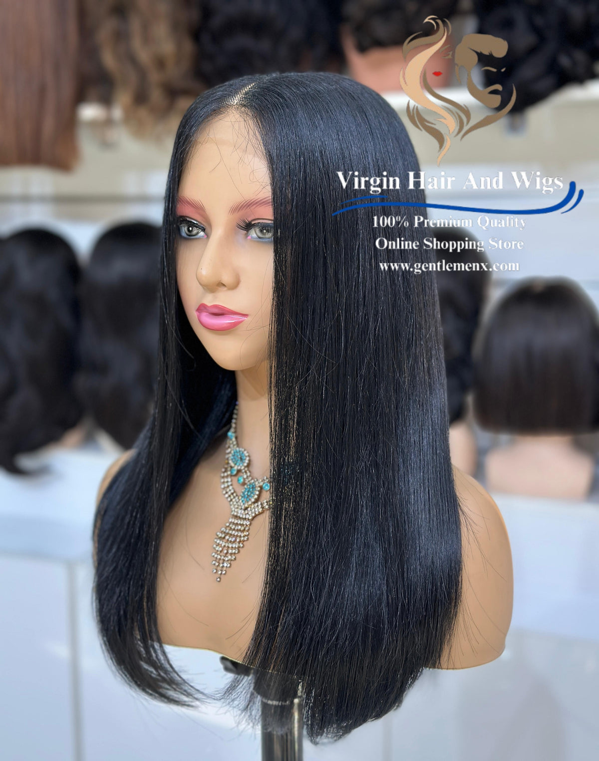 13x4 Free Part Front Lace Priscilla - Erica Heat Friendly Synthetic Lace Wig