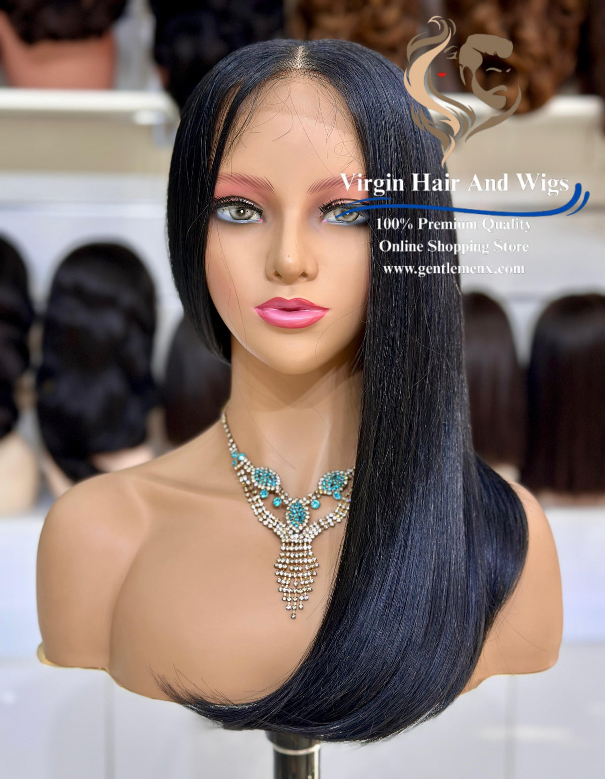 13x4 Free Part Front Lace Priscilla - Erica Heat Friendly Synthetic Lace Wig