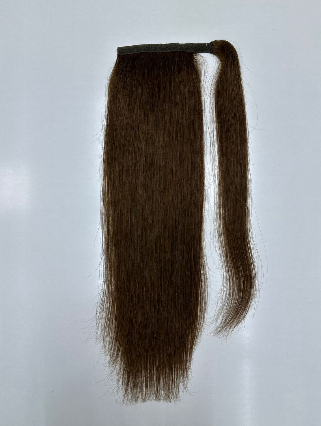 TGX Arnomeda 16''-18'' 100% Remy Human Hair Ponytail Extensions 110g 4# Light Brown Straight