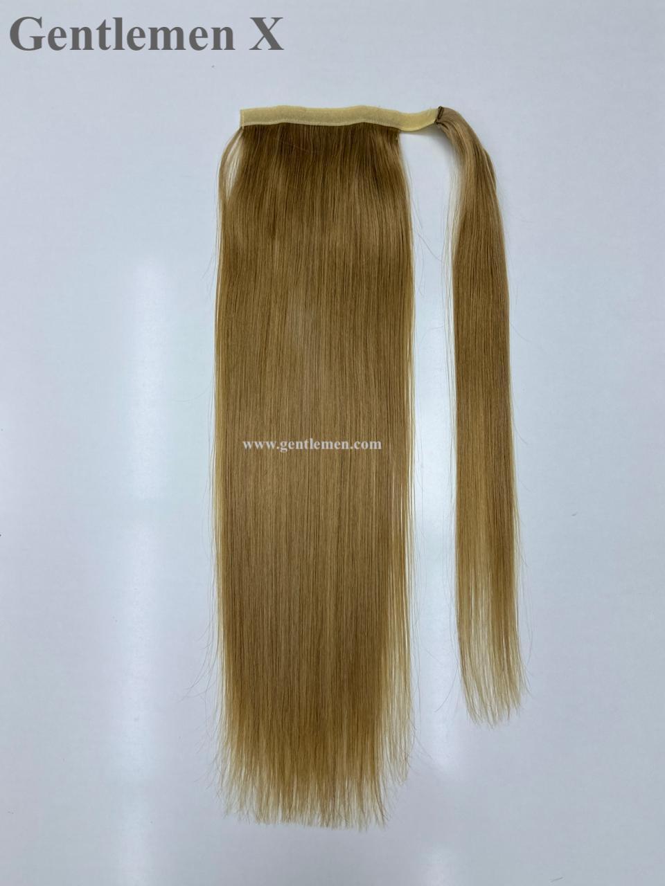 TGX Arnomeda 16''-18'' 100% Remy Human Hair Ponytail Extensions 110g 27# Gold Straight