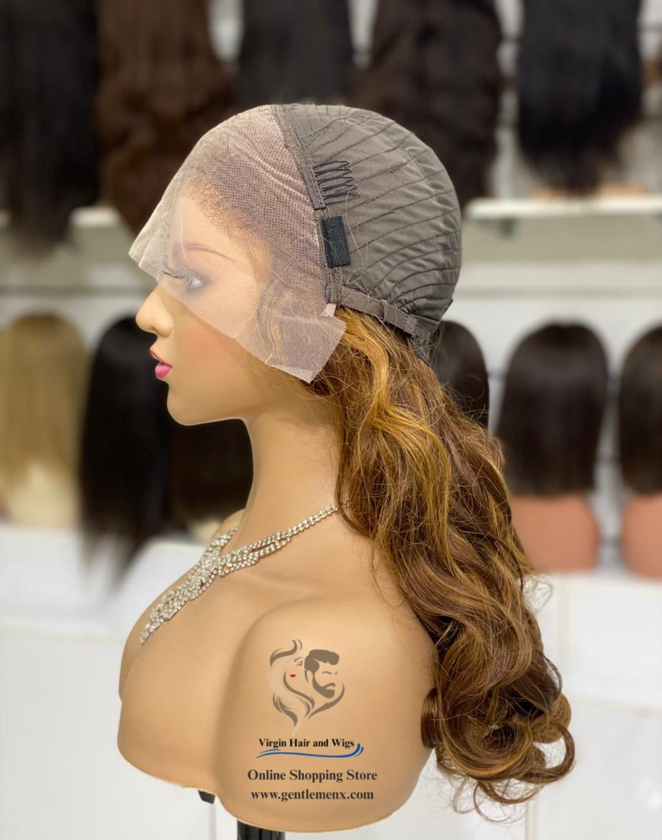 22''-24'' Arnomeda 13×4 Loose Wave 100% Human Remy Hair Wig with Natural Hairline.