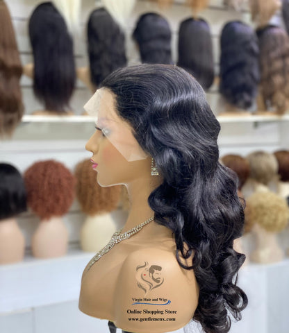22''-24'' Arnomeda 13×4 Loose Wave 100% Human Remy Hair Wig with Natural Hairline.