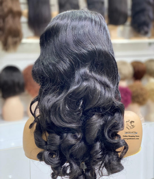 22''-24'' Arnomeda 13×4 Loose Wave 100% Human Remy Hair Wig with Natural Hairline.