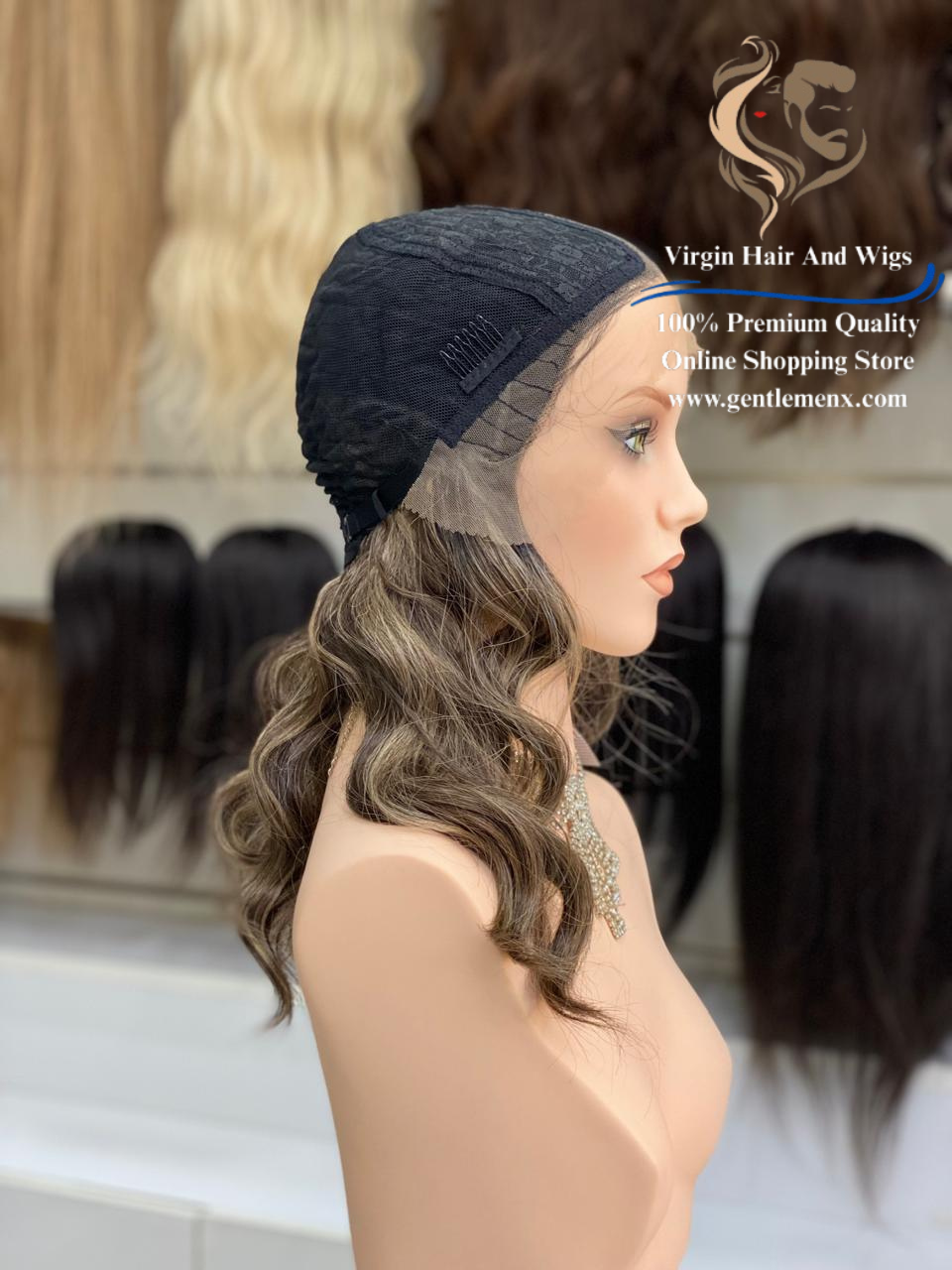 T-Part Front Lace Elizabeth-Mulan Heat Friendly Synthetic Lace Wig (NTPDHL1B/8/26R)