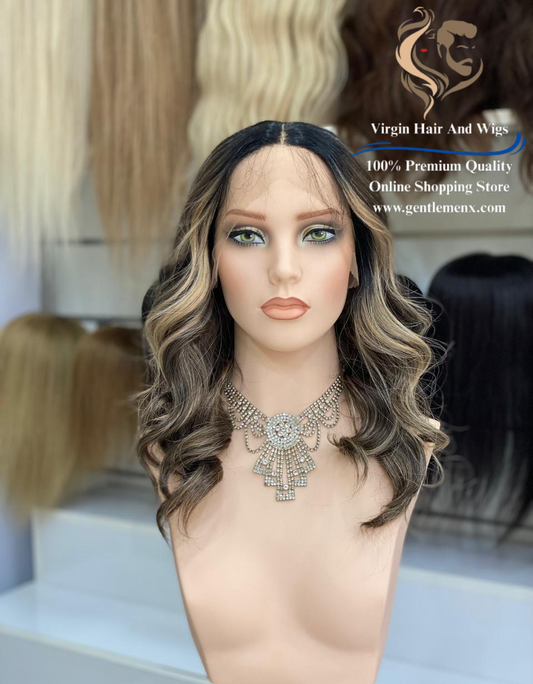 T-Part Front Lace Elizabeth-Mulan Heat Friendly Synthetic Lace Wig (NTPDHL1B/8/26R)