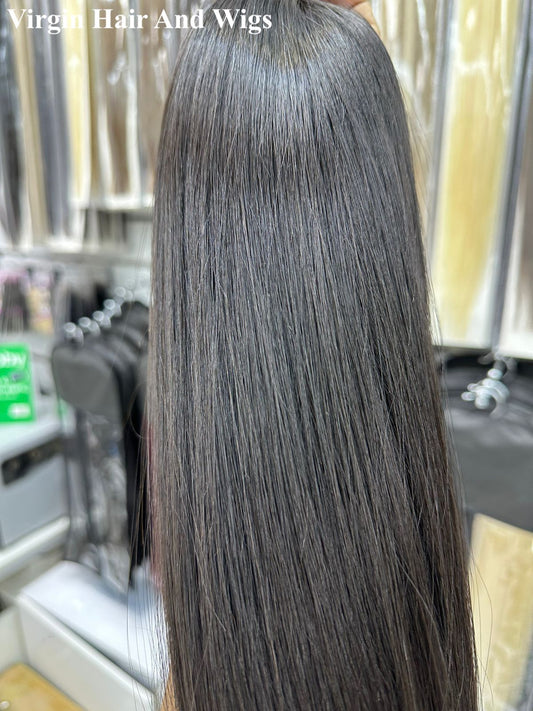 TGX Zenkia Pure 100% S Korea Virgin Remy Human Hair Weft 100g Straight