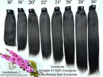 1 Bundles Human Hair Body Wave Bundles 100%  European Remy human hair extensions double weft anti shedding bundles natural color full and thick Color 1B 100g