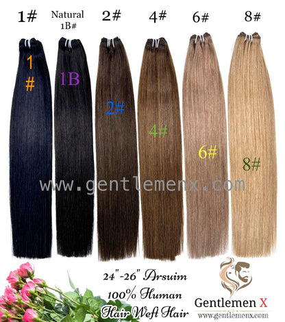 TGX 24''-26'' Arsuim 100% Human Hair Weft 100 grams