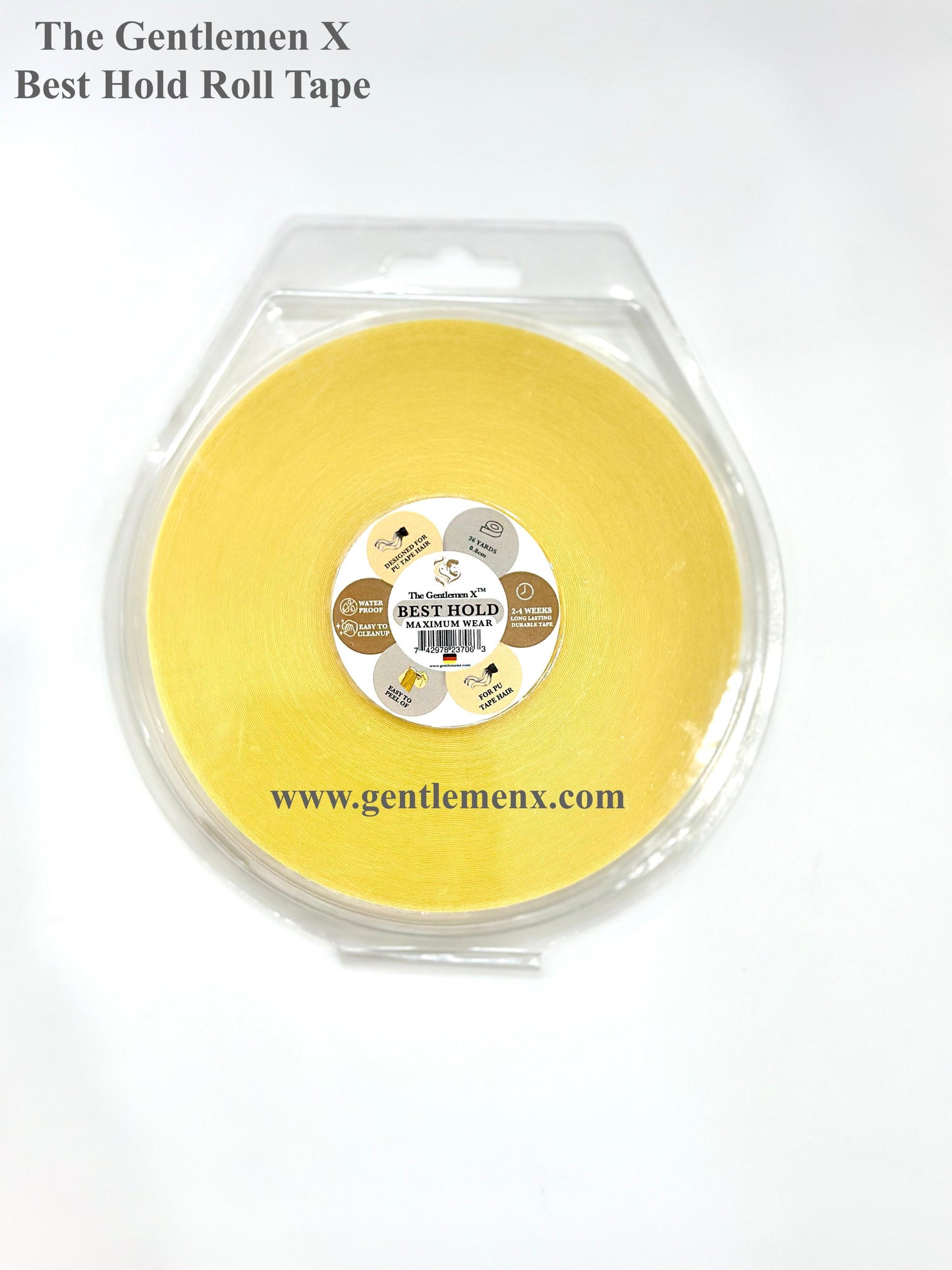 Best Hold Tape 1 roll 0.8Cm 36 YDS One Of The Strongest Roll Tape For Pu Tape Hair Extension(MADE IN GERMANY)