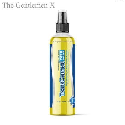 Transdermal Type II precision adhesive remover for hair systems