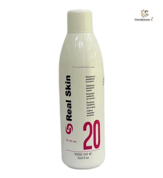 Real Skin Hydrogen Peroxide 20 Vol (6%) 1000ml 1 pcs For Professional Use Only