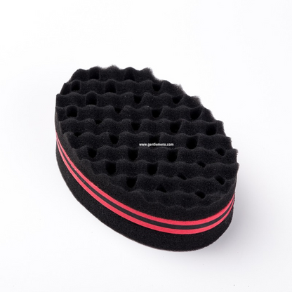 Double Sides twist hair brush sponge,Sponge Brush for Natural,Afro coil wave dread sponge brushes