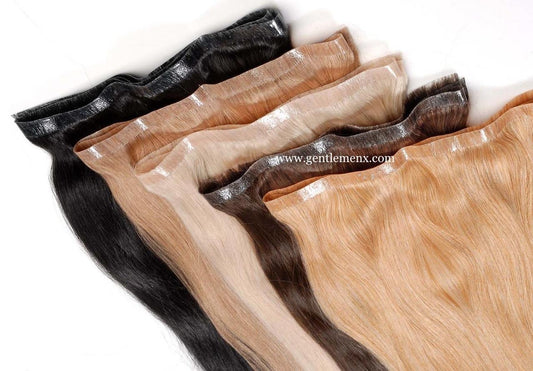 Arnomeda Straight 28''-30'' Invisible PU Skin Seamless Hair Extensions 100% Remy Real Weft Human Hair 100g