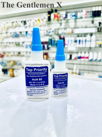 Top Priority HnH 60 liquid adhesive Permanent Bonding of hair replacement systems 1pcs.
