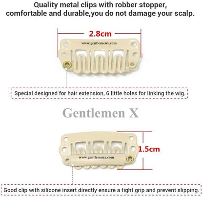 Gentlemen X Hair Extensions Clips 1000pcs Bag