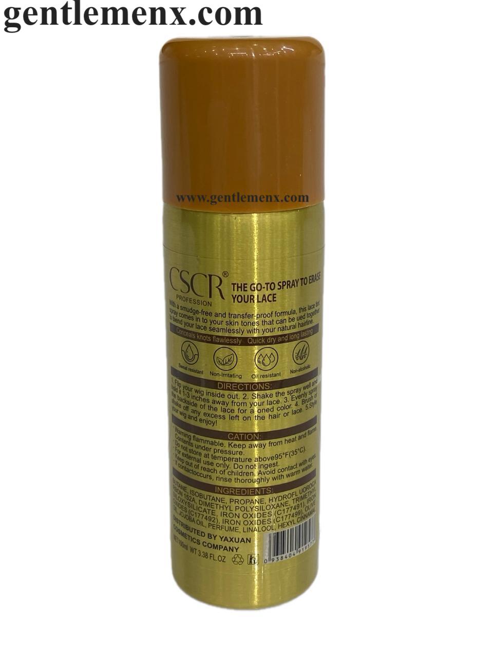 Professional CSCR Lace Tint Spray  Quick Dry, Sweat-Proof & No Residue 100ml