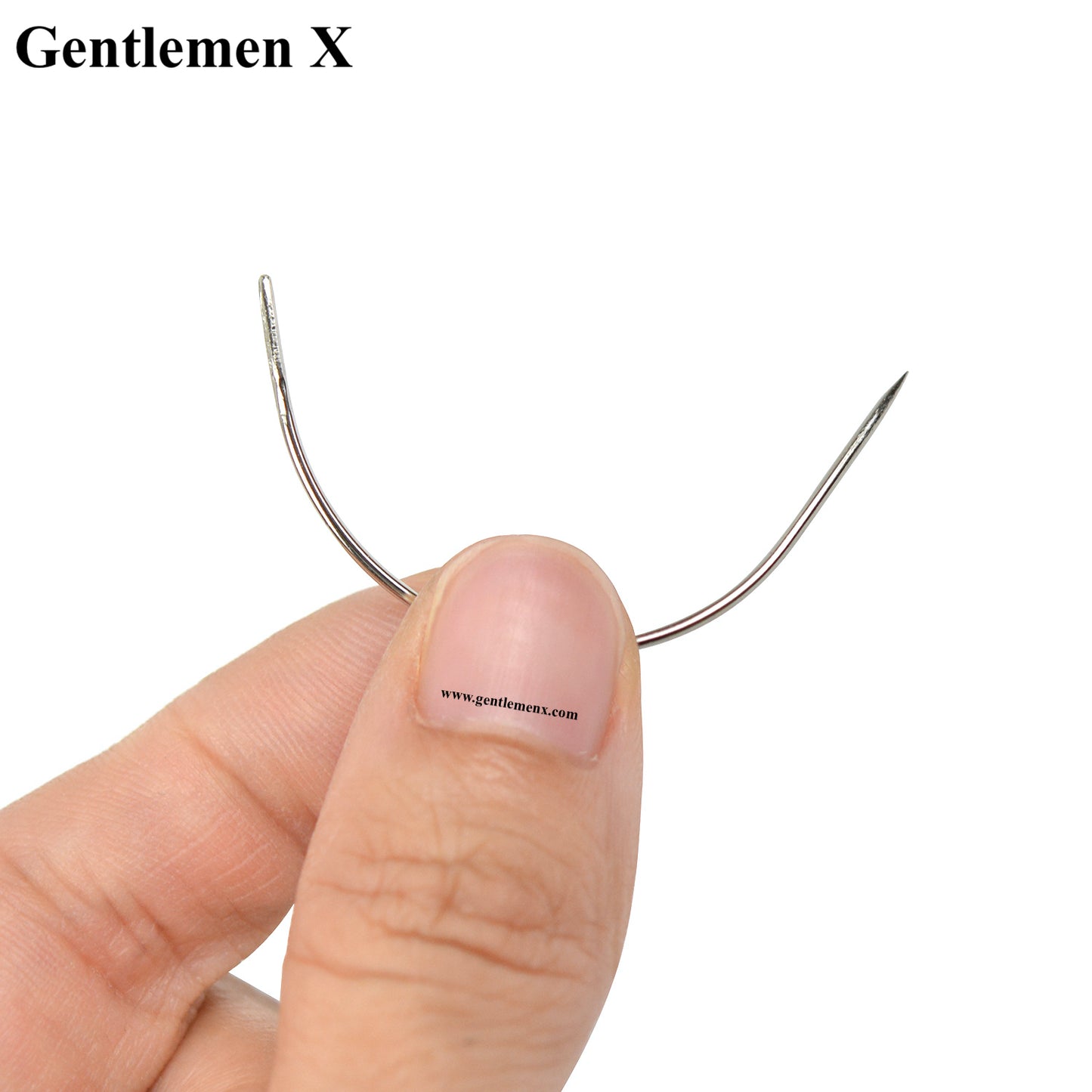 50pcs Box 6cm Long C Type Curved Needles Hair Weaving Thread/Sewing Needle for Hair Extension Tool