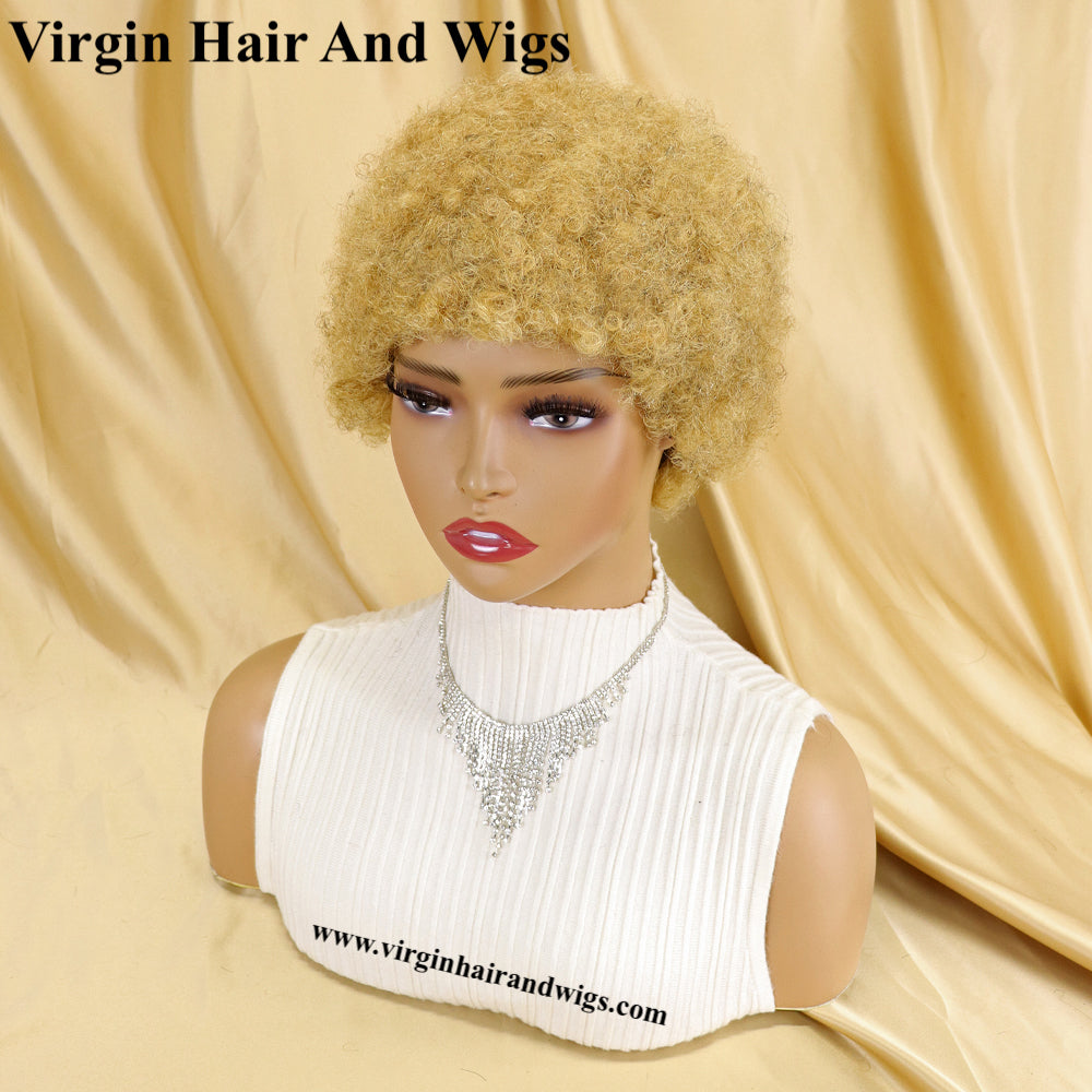 Afro wig remy sale