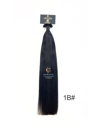 Arnomeda Extensiones de Cabello Humano 100% Remy de Punta de Uña/Punta en U, Calidad Premium, 20-22'', 100 unidades, 100g