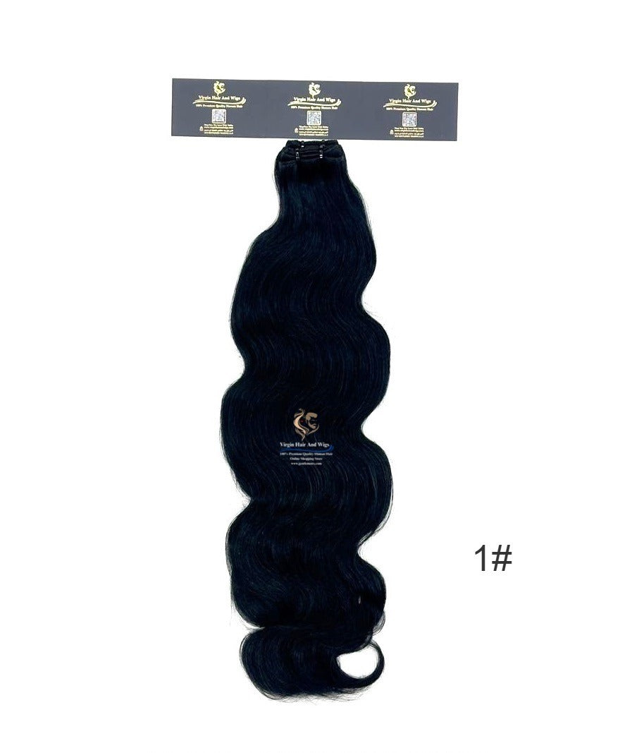 Arnomeda 24''-26'' Body Wave  Premium Quality 100% Remy Human Hair weft 60cm-65cm 100G