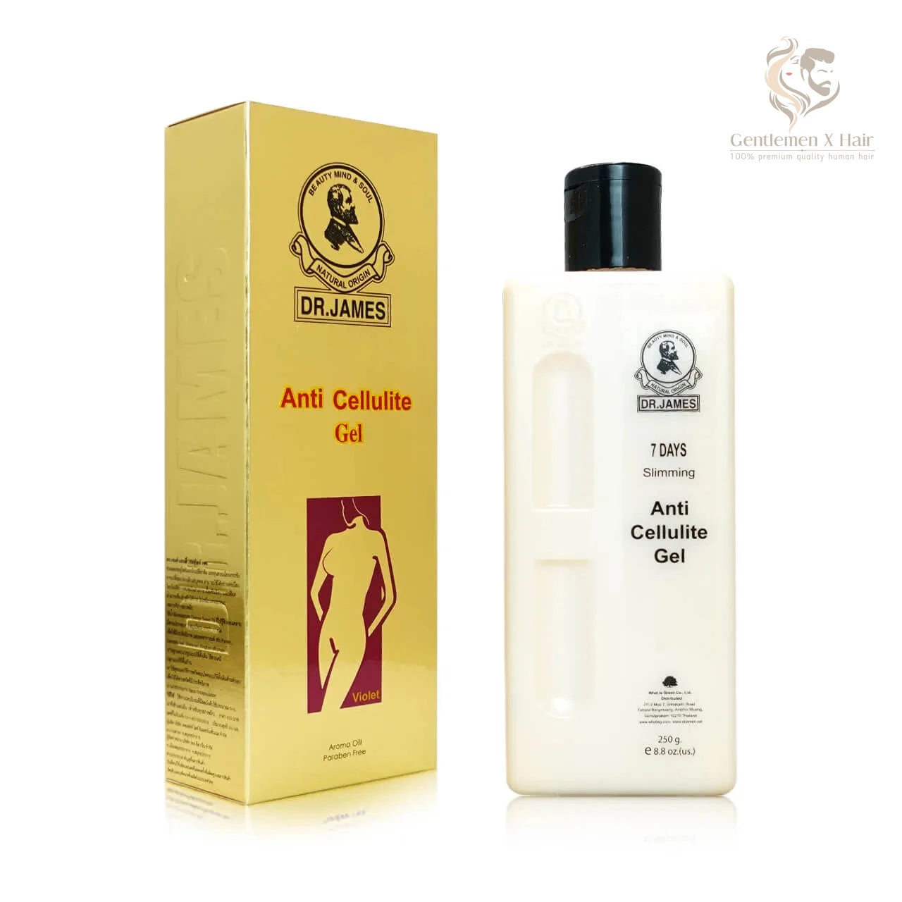 DR.JAMES ANTI CELLULITE GEL 250ml. (GOLD)