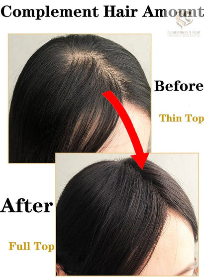 Women's Silk-Top Base Human Hair Color Natural Black