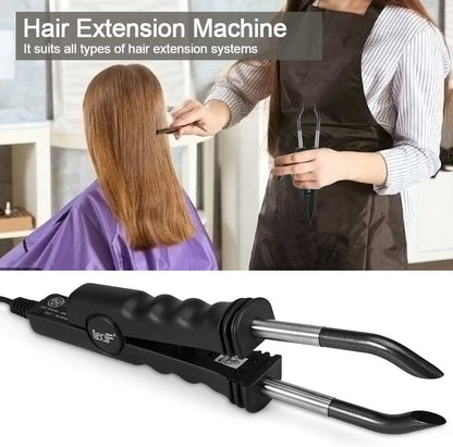 Professional Constant Heat Hair Connector FLAT PLATE Fusion Hair Extension Iron Keratin Bonding Salon Tool Heat Iron