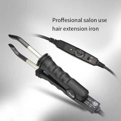 Professional Constant Heat Hair Connector FLAT PLATE Fusion Hair Extension Iron Keratin Bonding Salon Tool Heat Iron