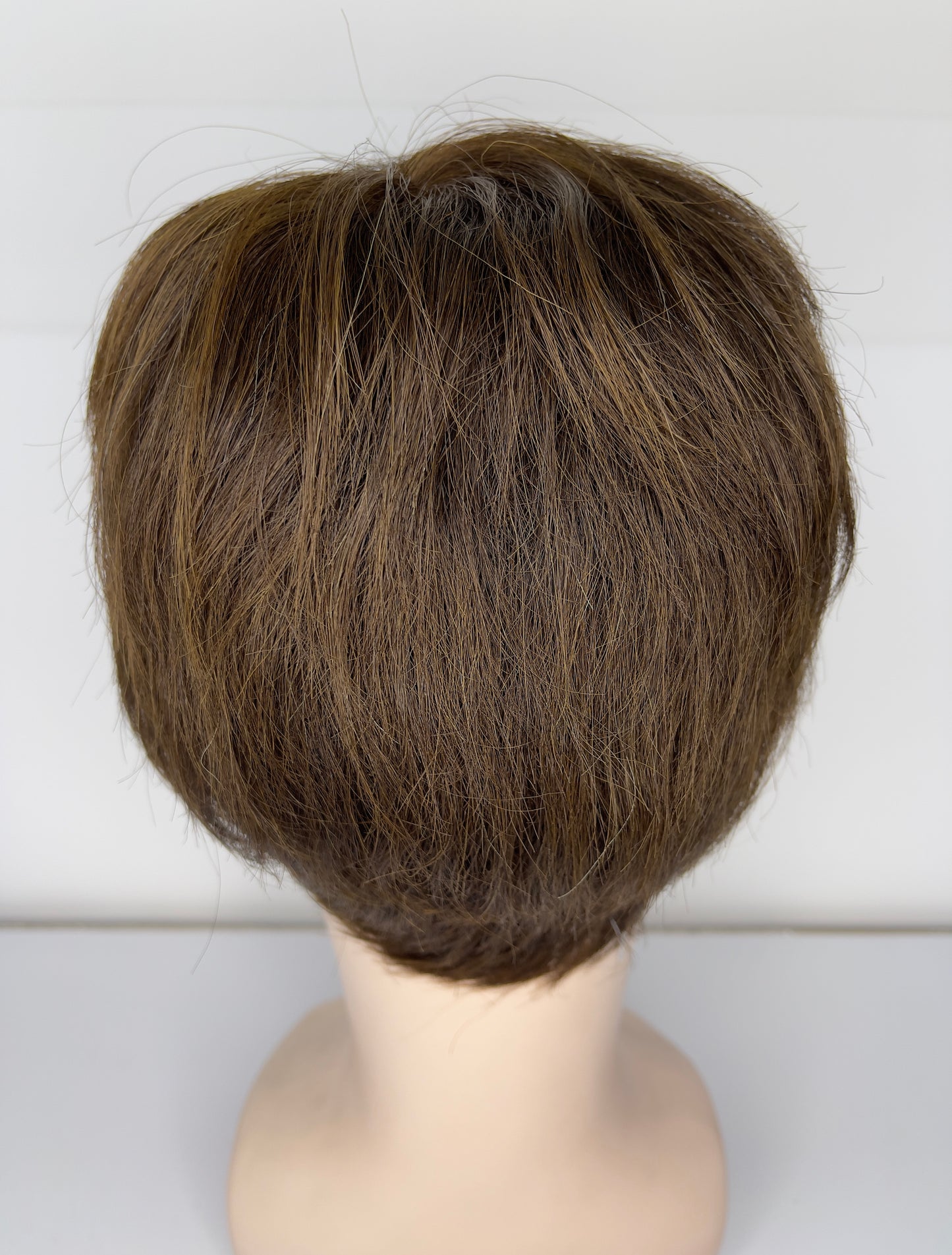 Men's short Wig 100% Human Hair Dark Brown 2# M9551