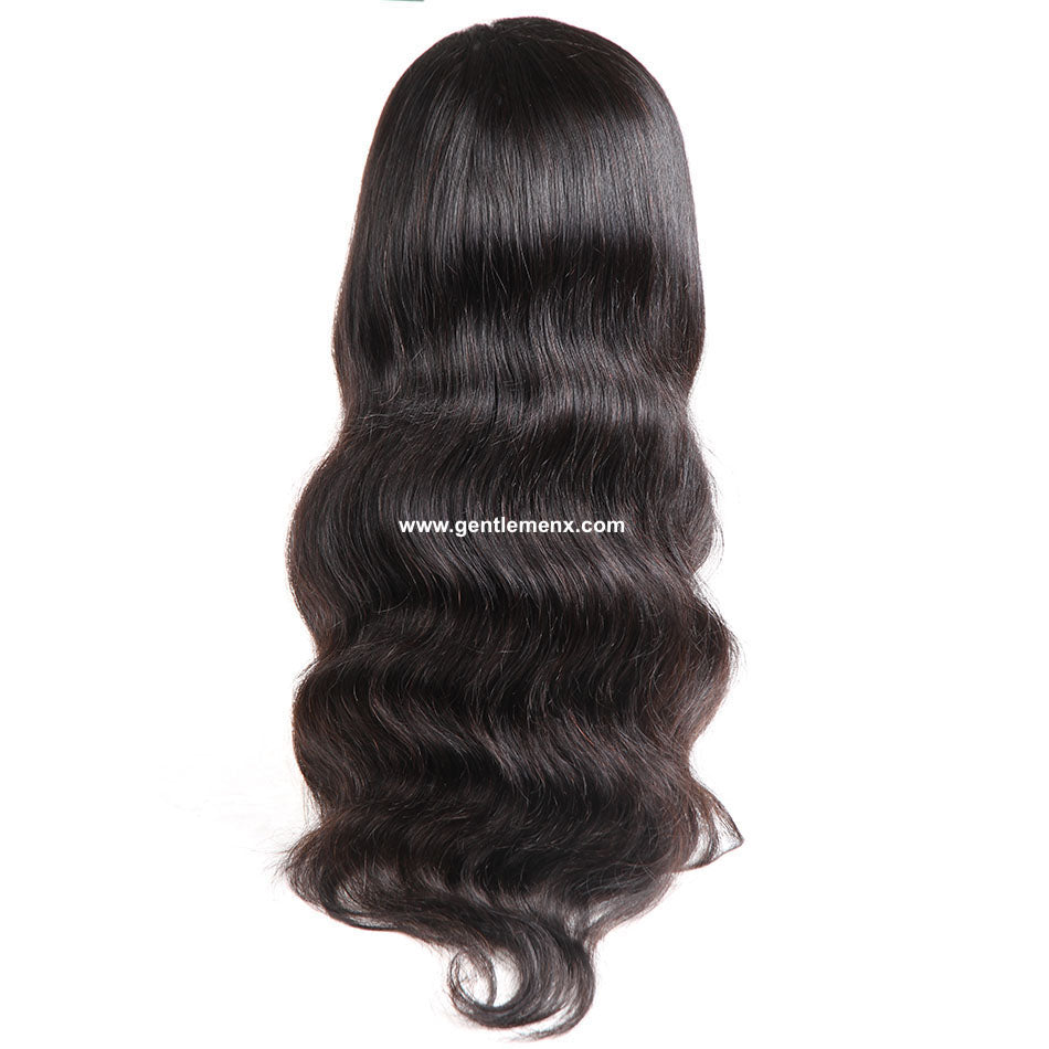 New Lace Remy Human Hair 13×4 Frontal Lace Wig Natural Hair Line Natural Color