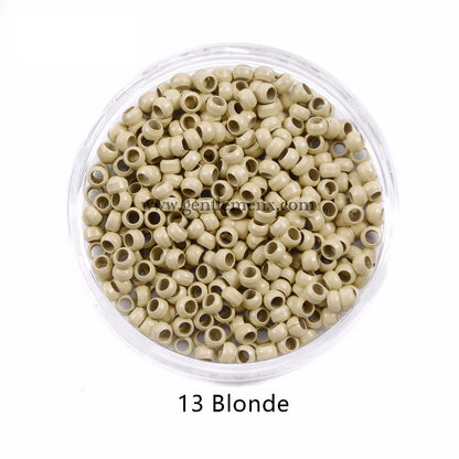 Nano Hair Extension Beads Micro without Silicone Lined Ring for I Tip Hair Extensions 2.9 mm 1000 pieces