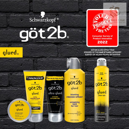 Got2b Glued Styling Spiking Hair Glue - 6oz 170g